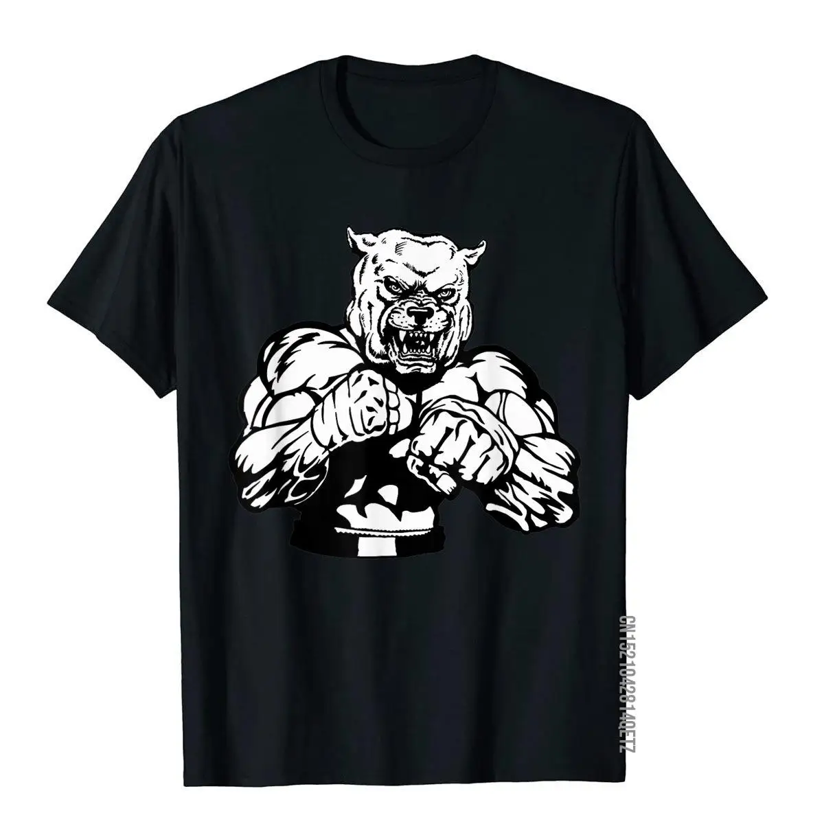 Bulldog Boxing T-Shirt Great Gifts For Boxer Sport Fan Lover Classic Classic Tops Tees Cotton T Shirts For Adult Moto Biker