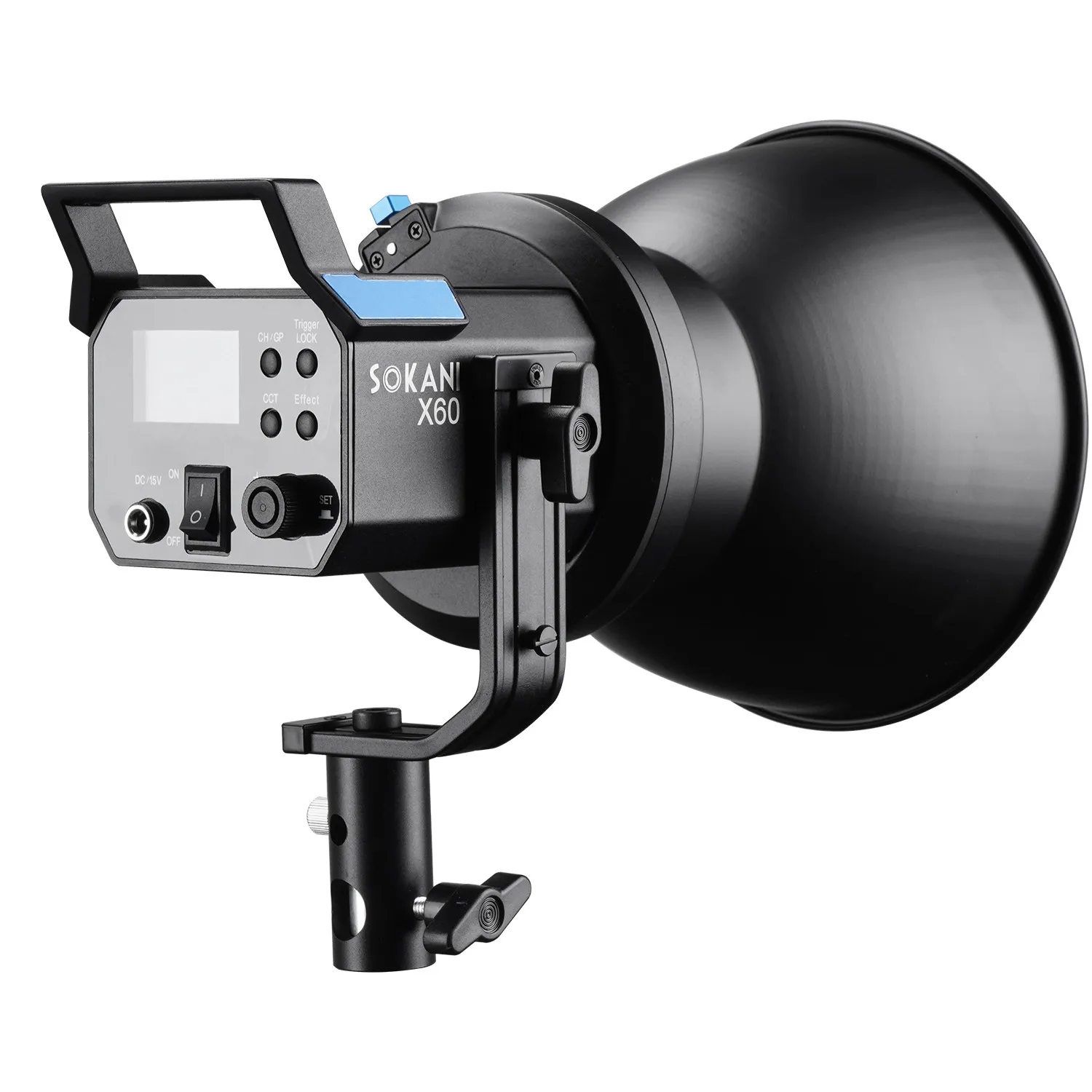 Sokani – Kit d'éclairage vidéo LED X60, Version 2 v2 RGB, 80W, 5600K, luminosité réglable, pour photographie d'extérieur, monture Bowens
