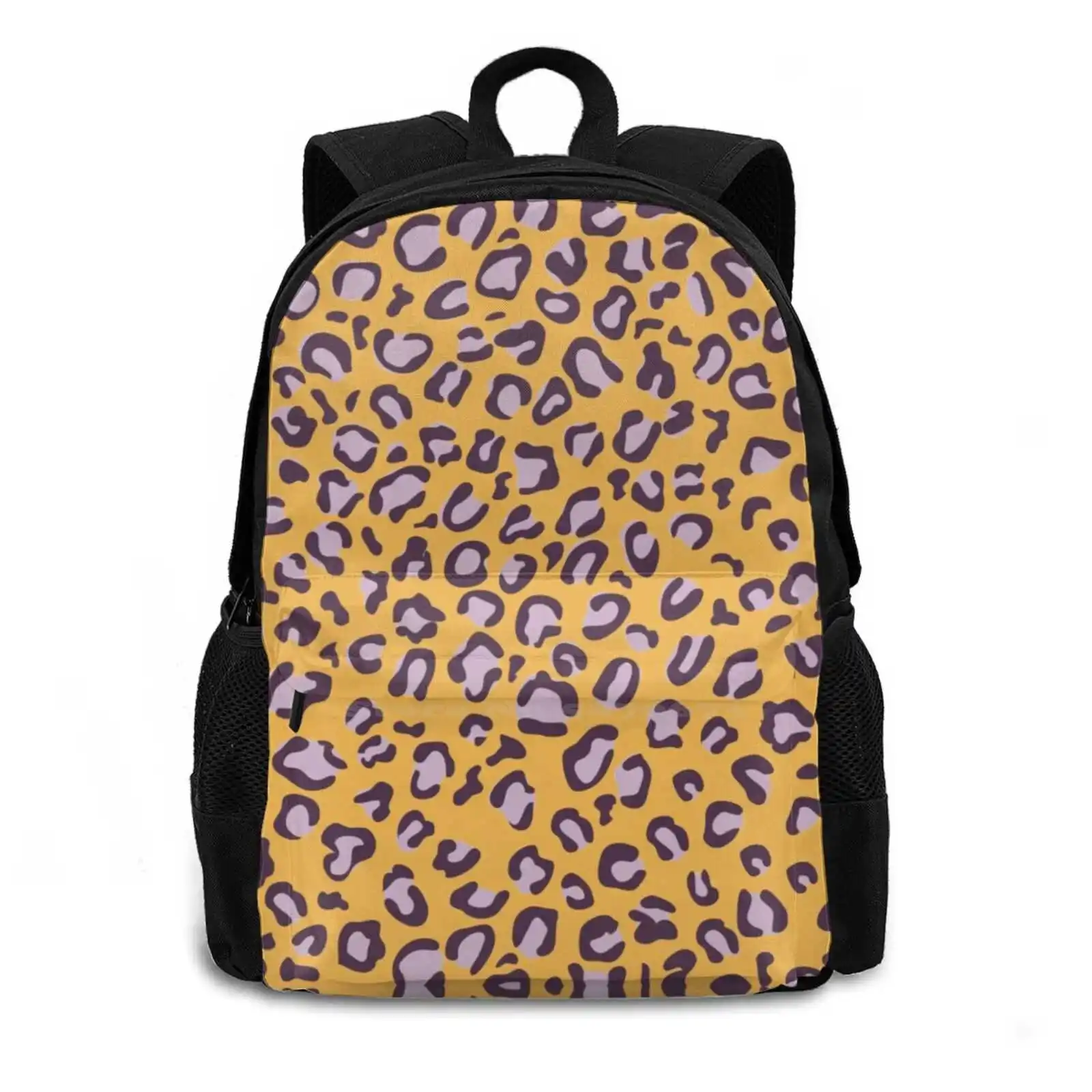 Cheetah-Faded Lavender 3d Print Design Backpack Casual Bag Kapchi Hydro Curtain Toddler Masc Facial Covering Stickr Cases