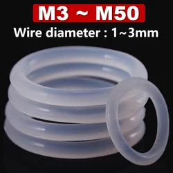 VMQ High Temperature Resistant Silicone Ring, Faucet Waterproof Sealing Ring,Gasket,Silicone Rubber Seal Round O-ring Food Grade