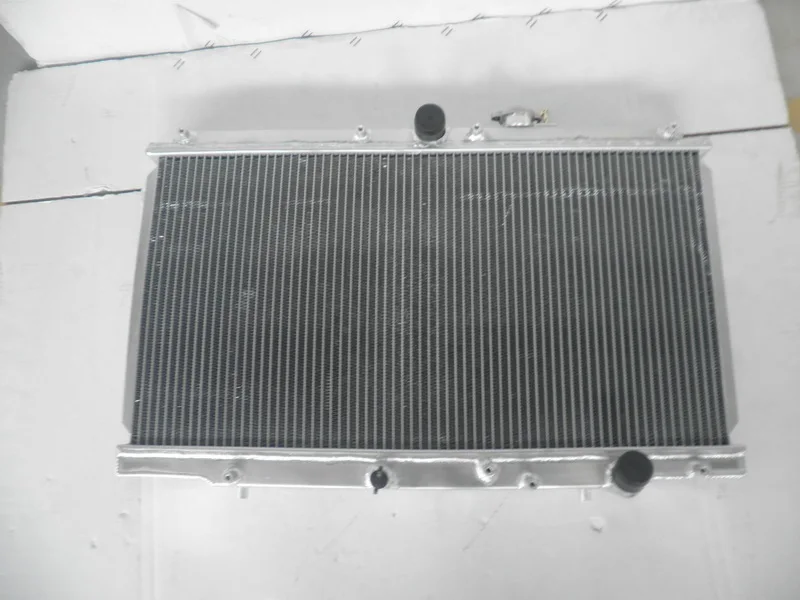 2 Row All Aluminum Radiator For 1996-2001 Honda Prelude 2.2 VTi VTi-S MT With Cap Water Cooling Intercooler 1997 1998 1999 2000