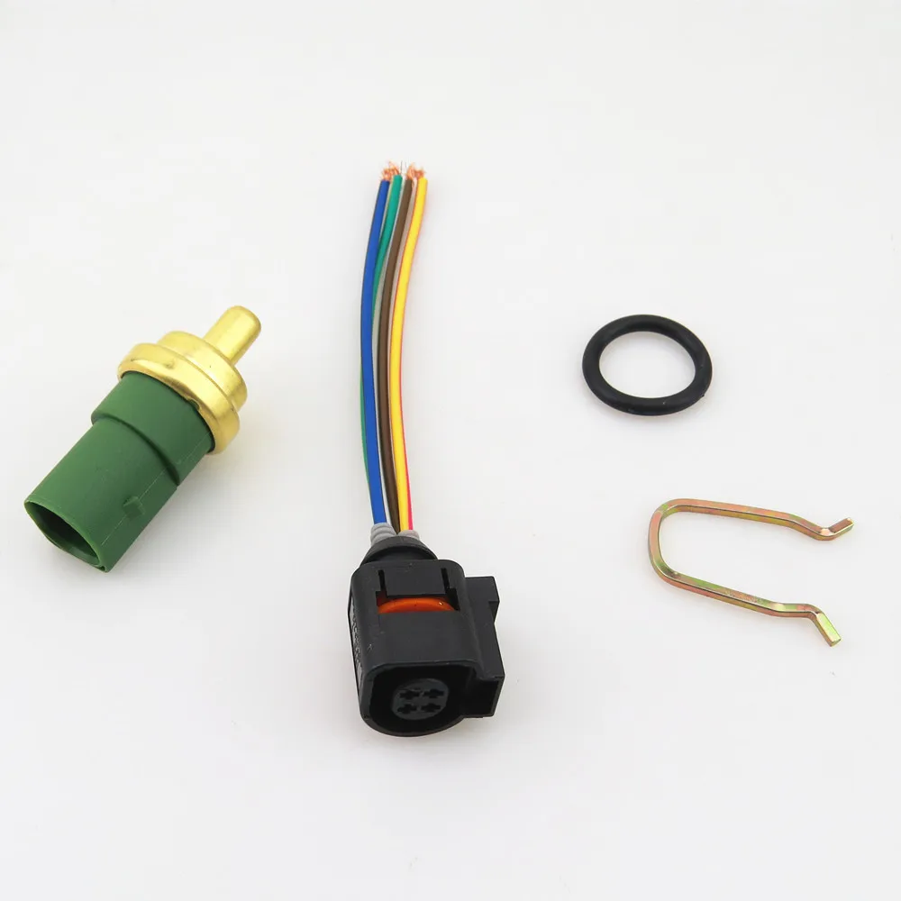 SCJYRXS Sensor Plug Cable Cooling Water Temperature Switch For A3 A4 A6 Q3 Q5 Golf Beetle Passat B5 Tiguan Seat 059919501A