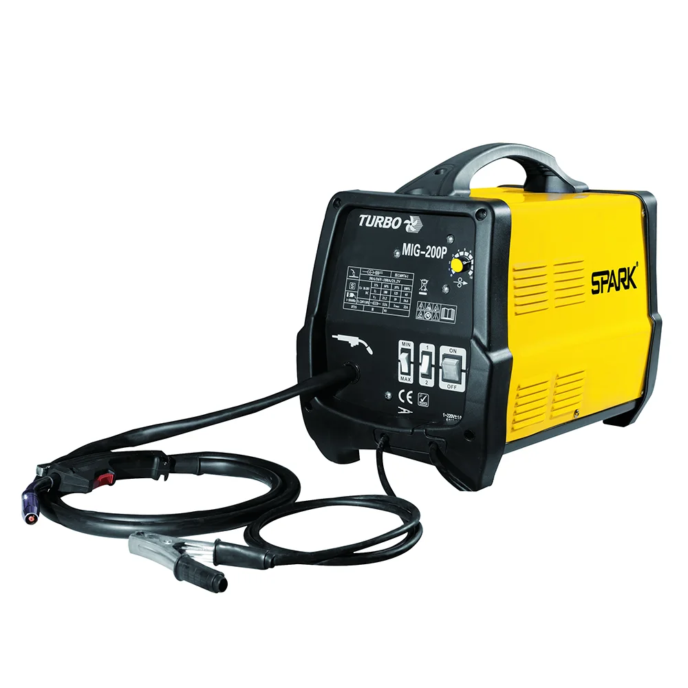 High quality mig-200 mig/mag 200 automatic double pulse igbt inverter co2 mig mag welding machine