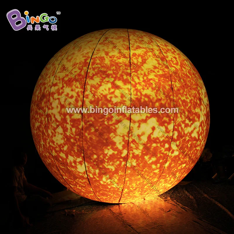 Palloncini gonfiabili modello sole a tema pianeti con spedizione gratuita con luci per la decorazione - BG-Z0018