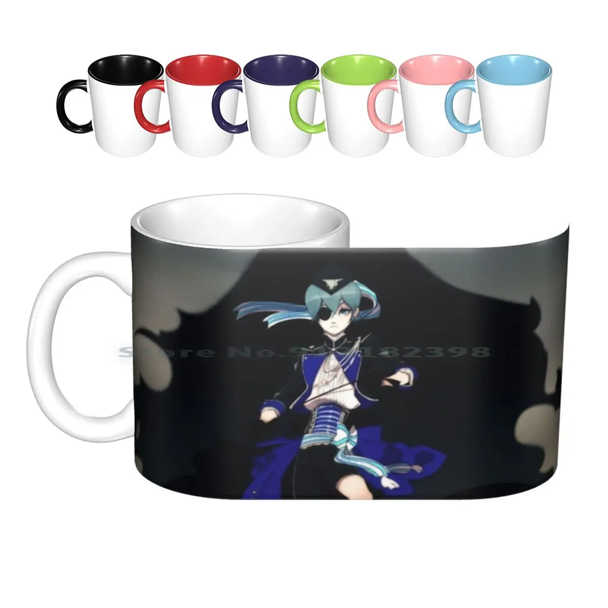 Always Behind Ceramic Mugs Coffee Cups Milk Tea Mug Kuroshitsuji Fanart Black Butler Creative Trending Vintage Gift Bottle Cup