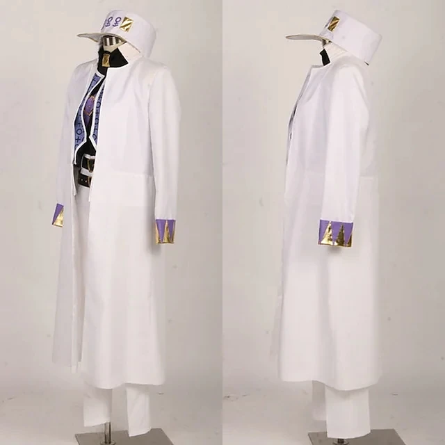 IN STOCK DIAMOND IS UNBREAKABLE Part 4 Jotaro Kujo Uniform Outfit Anime Cosplay Costume