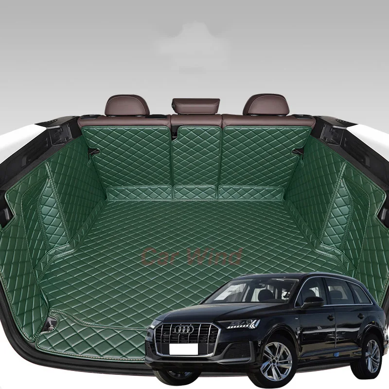 Коврики для багажника автомобиля для Audi q7 5 мест 2006 2007 2008 2009 2010 2011 2012 2013 2014 2020 аксессуары для подкладки груза