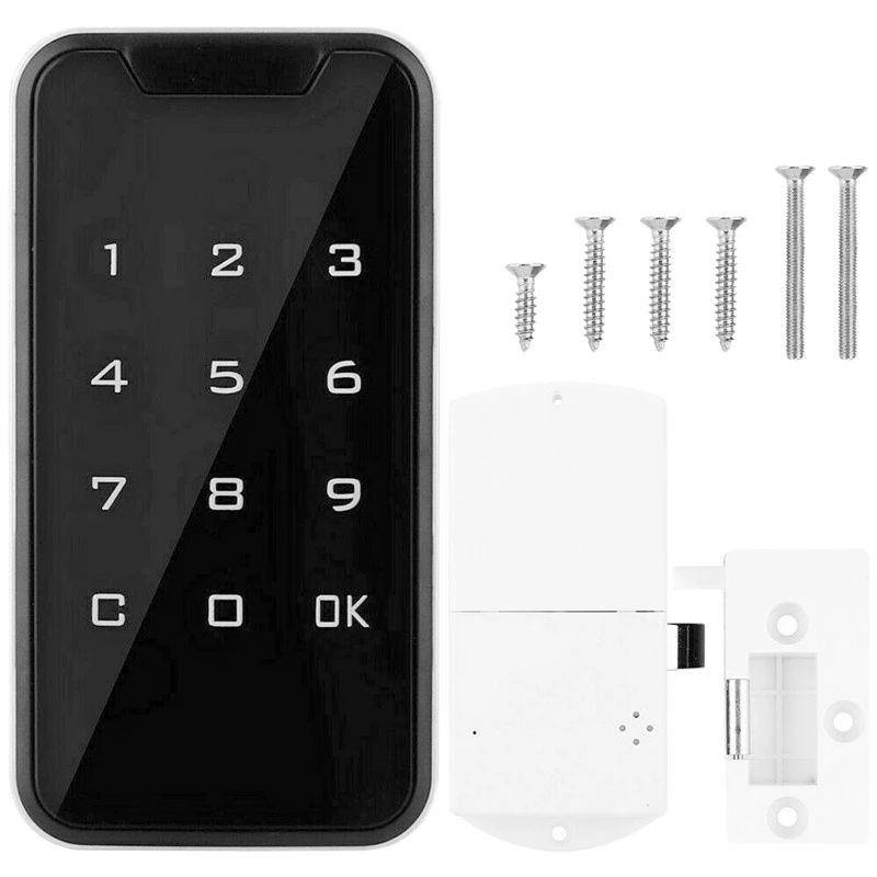 Electronic Smart Digital Electronic Door Lock Fingerprint Press Password Keyless Keypad