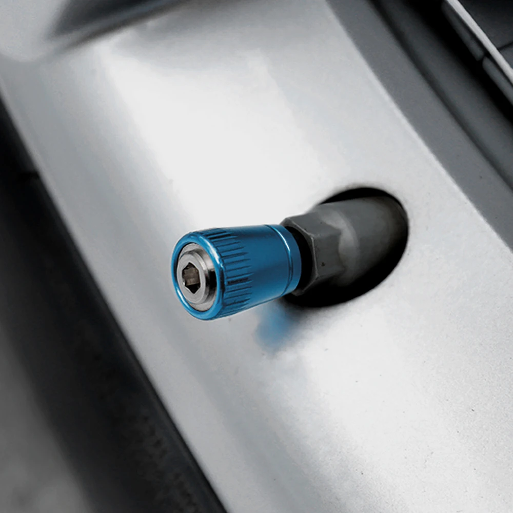 4 Stück Reifenventilschaftkappen, Radkappen aus eloxiertem Aluminium, universelle Nippelkappenabdeckungen für Autos, LKWs, Motorräder, SUVs und Fahrräder – Detail 32