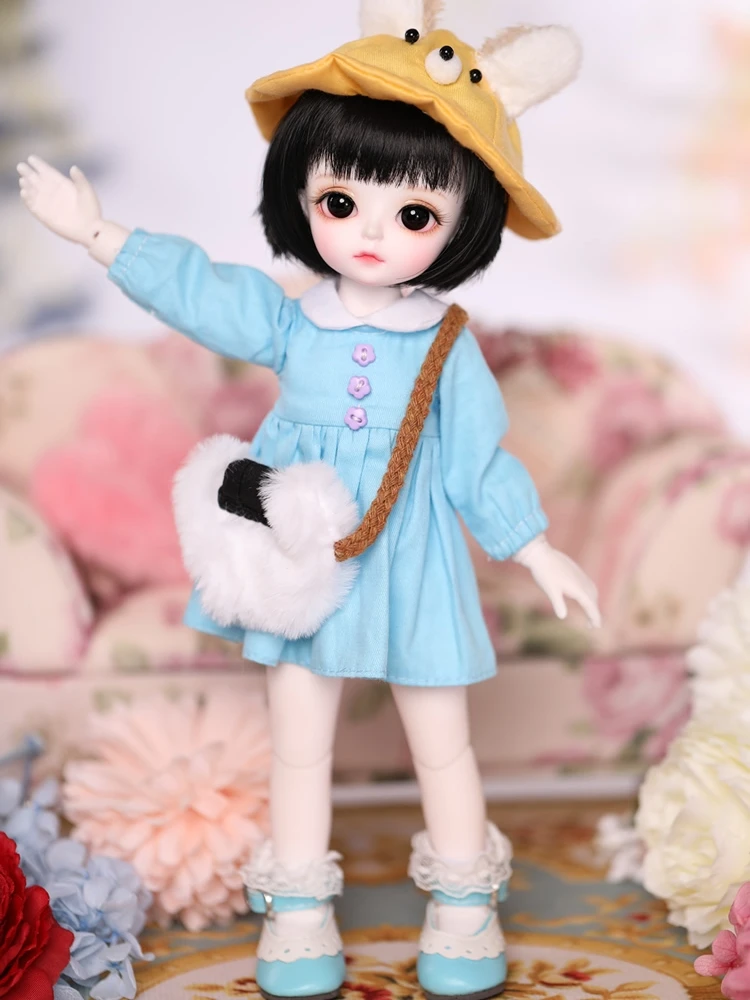 1/6 skala BJD puppe nettes kind süße mädchen BJD/SD Harz figur puppe Modell Spielzeug geschenk. vollen satz mit Kleidung, schuhe, perücke A0099Miyo YOSD