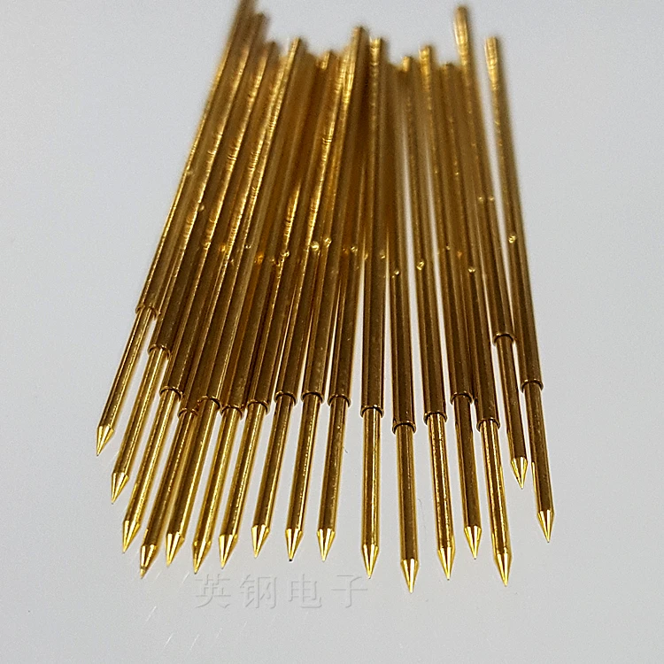 

PAL75-B1 (0.74) Huarong Probe 33.35MM Long Pointed Test Needle Gold-plated Pointed Spring Probe