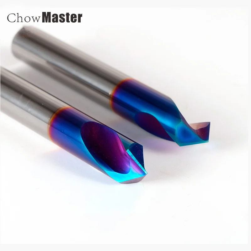 Tungsten Steel Centering Drill, Posicionamento Drill, 90 ° Localização Center Bit, Grooving Chanfro, Fresa, HRC65 Carbide