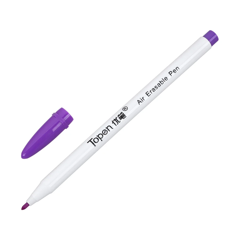 Sewing Pen SINGLE TIP, Only Violet ,AUTO VANISHING AIR ERASABLE PEN Used For Marking On The The Fabric And Disappear By Itself