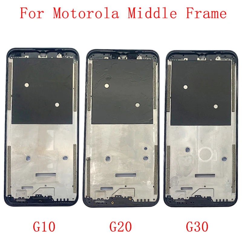 

Middle Frame LCD Bezel Plate Panel Chassis Housing For Motorola Moto G10 G20 G30 Phone Metal Middle Frame Repair Parts