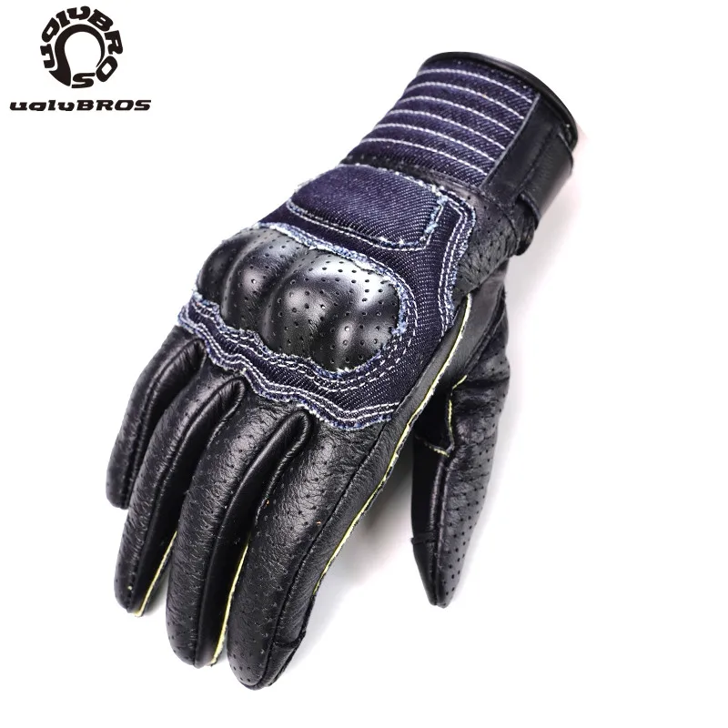 

New Uglybros Motorcycle Gloves Unisex Outdoor Riding Gloves Touch screen Leather Motorbike Gloves Guantes Moto SIZE:S-2XL