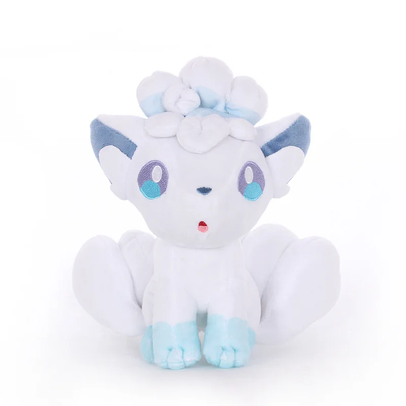 Big Size Pokemon Ice Vulpix Plush Doll 30cm Cute Alola Region Vulpix Soft Stuffed Doll Toy