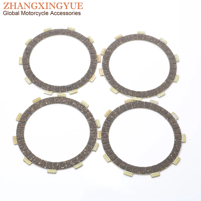 4PC Motorcycle Clutch Plate for YAMAHA BYSON / FZ16 21C-E63210-00 21C-E6331-00