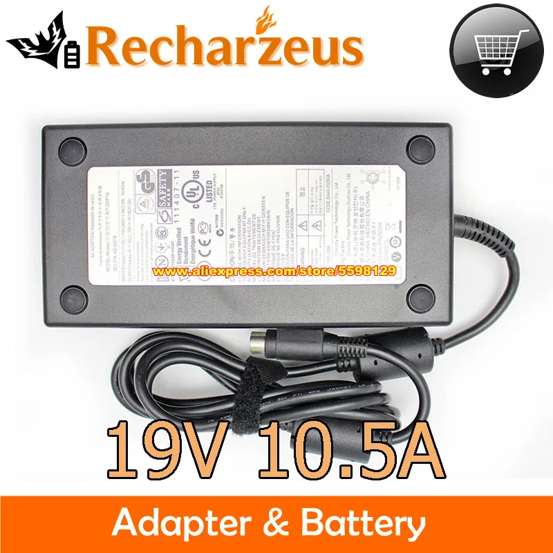 

Genuine For Samsung AD-20019A Ac Adapter A16-200P1A A200A010L 19V 10.5A 200W Power Supply AD-20019A BA44-00348A Laptop Charger