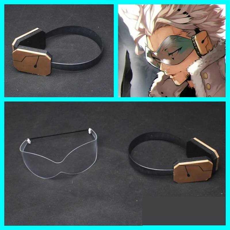 

Cool My Hero Academia Boku no Hero Academia Hawks Earphone Headphone Glasses Props Anime Halloween Cosplay Props Handmade