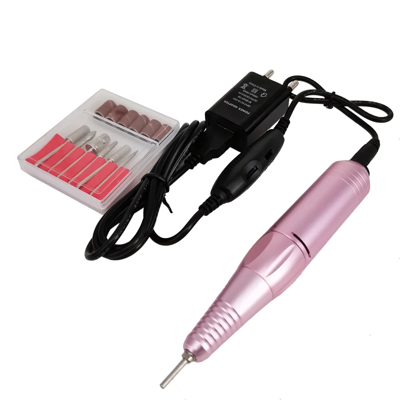 30000RPM Aluminum alloy High Grade Pen Shape Mini Electric Nail Drill Machine Nail Art Manicure Pedicure set for Nail Tools