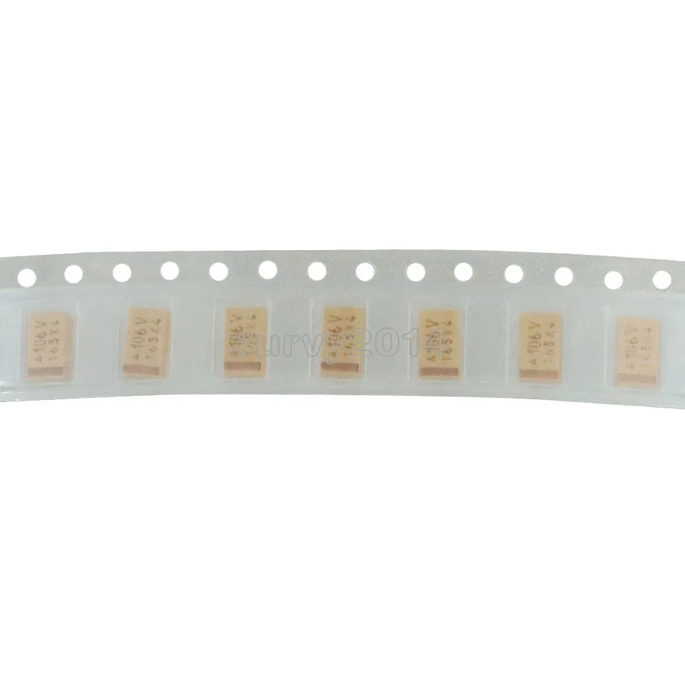 Condensatori al tantalio 5PCS 10UF 35V C6032 Tipo C Precisione Condensatore al tantalio SMD 6032 Chip