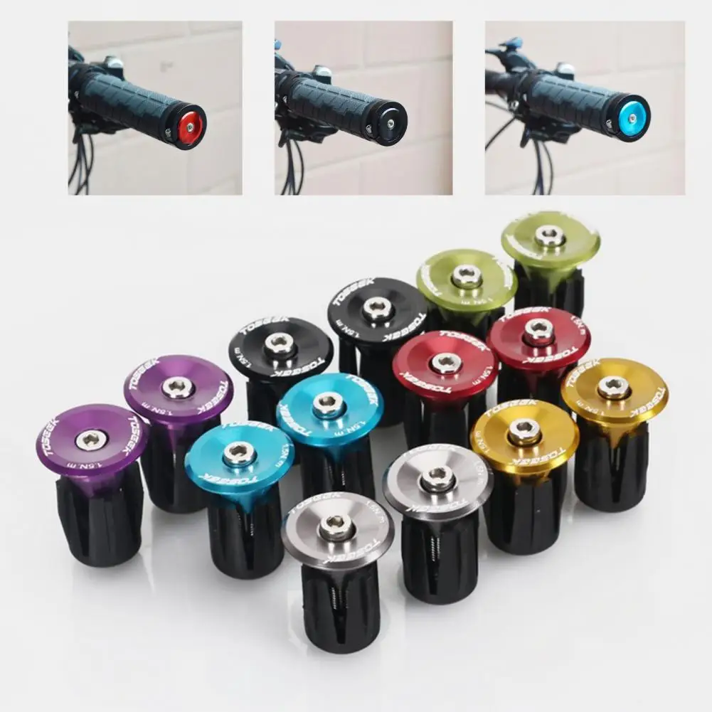 1Pair Universal Bicycle Handle Plug  Installed Easily Cycling Parts Handlebar End Plugs  Moutain Bike Handle Plug