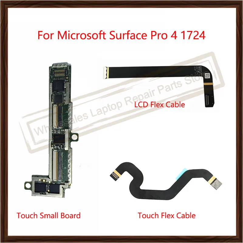 

Original LVDS Cable For Microsoft Surface Pro4 Pro 4 1724 Touch LCD Flex Cable Connectors Small Controller Board