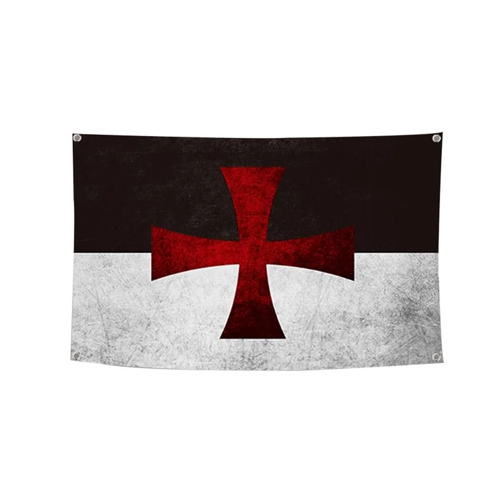 

Vintage Crusaders Posters KnightsTemplar Banners Flag Wall Art Home Decoration Wall Hanging Ornaments Mural HD Wallpapers FR4