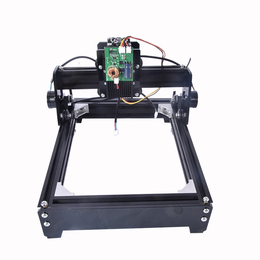 New 15W 12v4A laser engraving machine small marking machine picture desktop cutting plotter laser cutting machine (140mm*200mm)