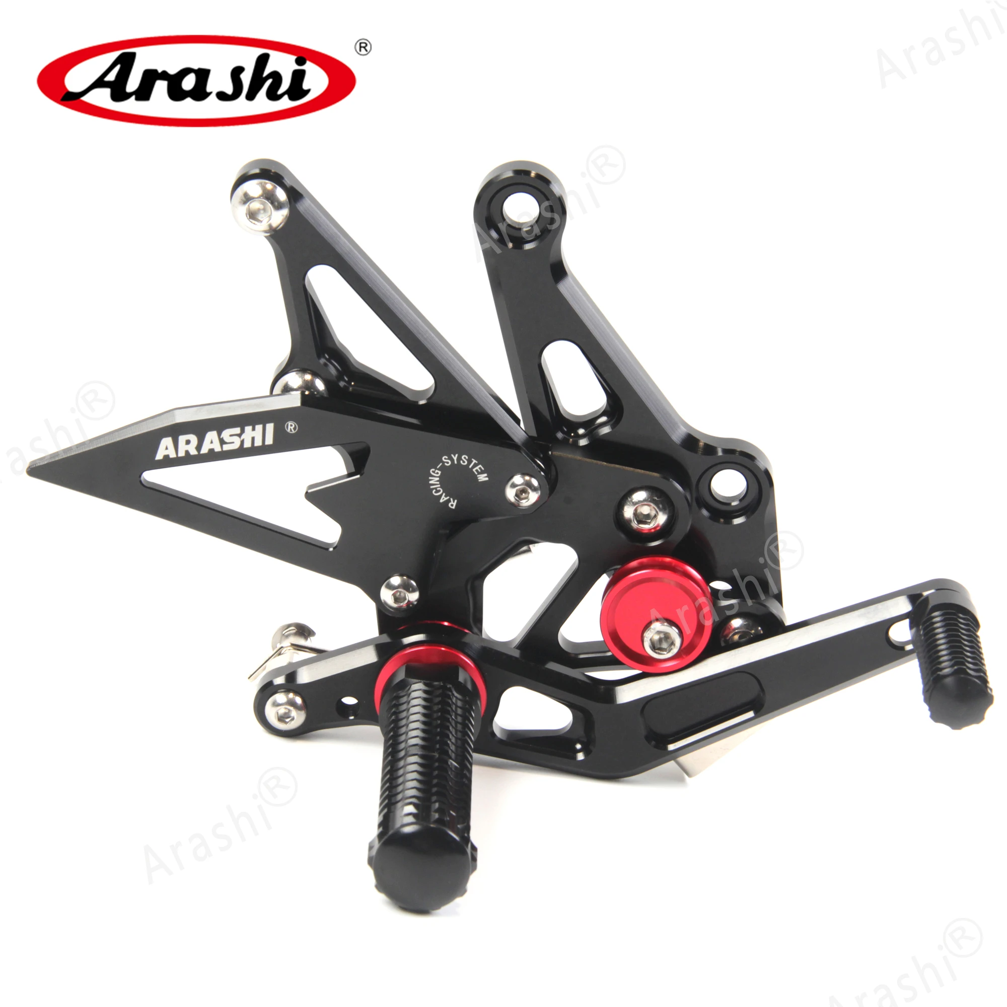 Arashi Adjustable Footrest For KAWASAKI Z1000 Z 1000 Z1000SX 2014 2015 2016 2017 CNC Rearset Foot Pegs Rear Foot Rest Aluminum