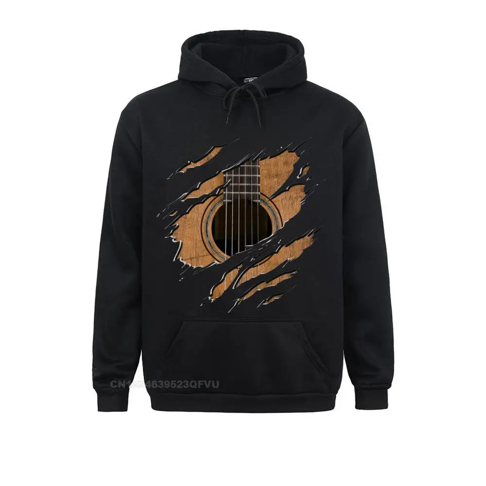 

Men's Pullover Hoodie Rip Guitar Vintage Camisas Music Hoodies Crew Neck Clothing Cotton Graphic Harajuku Women Tops