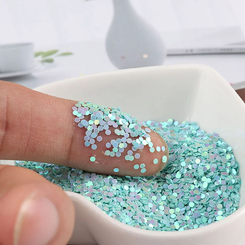 10g/Lot Ultrathin 1-3mm Dot Shape Sequins Nail Art Glitters Mini Paillettes Eo-Friendly PET Sequin Nails Decoration Material