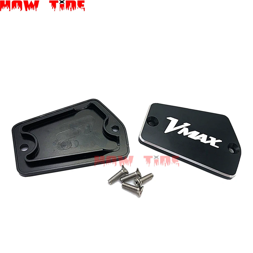 For Yamaha V Max Vmax 1200 Carbon 1985-2007 motorcycle parts Billet Fluid Reservoir Cap BLACK