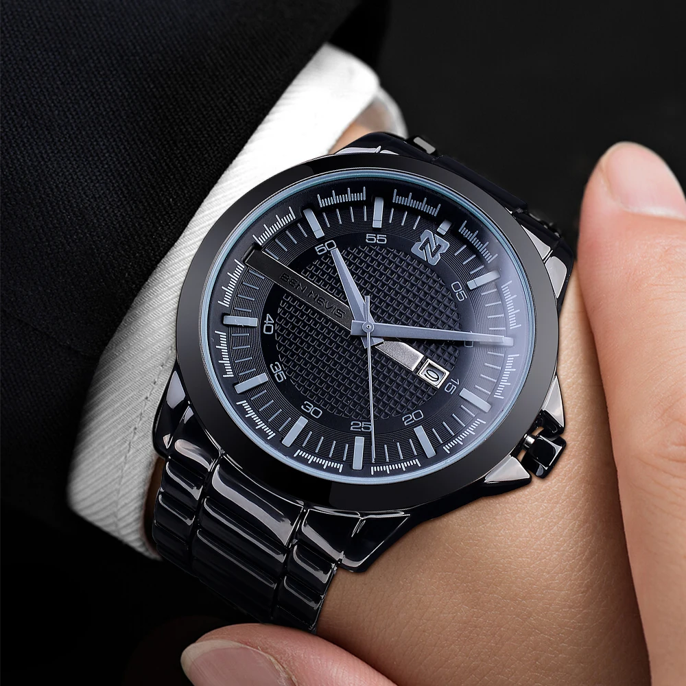 Men\'s Watch Wristwatch Waterproof BEN NEVIS Quartz Male Watch Top Brand Luxury Calendar Fashion Relogio Masculino Gift for Man