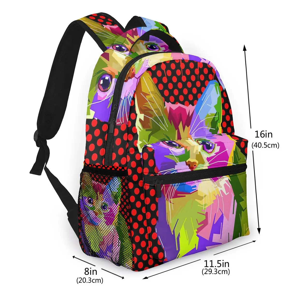 Gatinho, gato Mochila para Meninas Meninos Viagem Mochila Mochilas para Adolescente escola saco