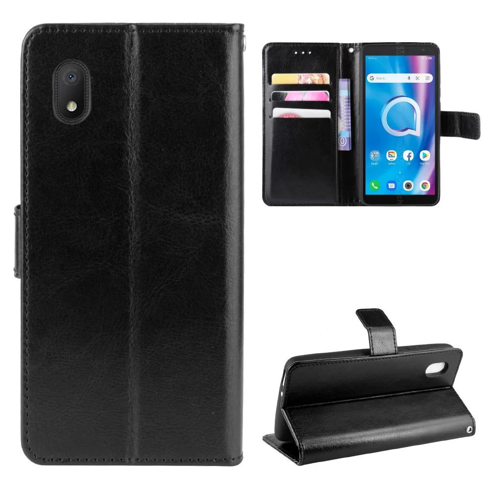 For Alcatel 1B 2020 Case Flip Luxury PU Leather Phone Case For Alcatel 1B 2020 5002A 5002D 5002F 5002I 5002X Case Cover