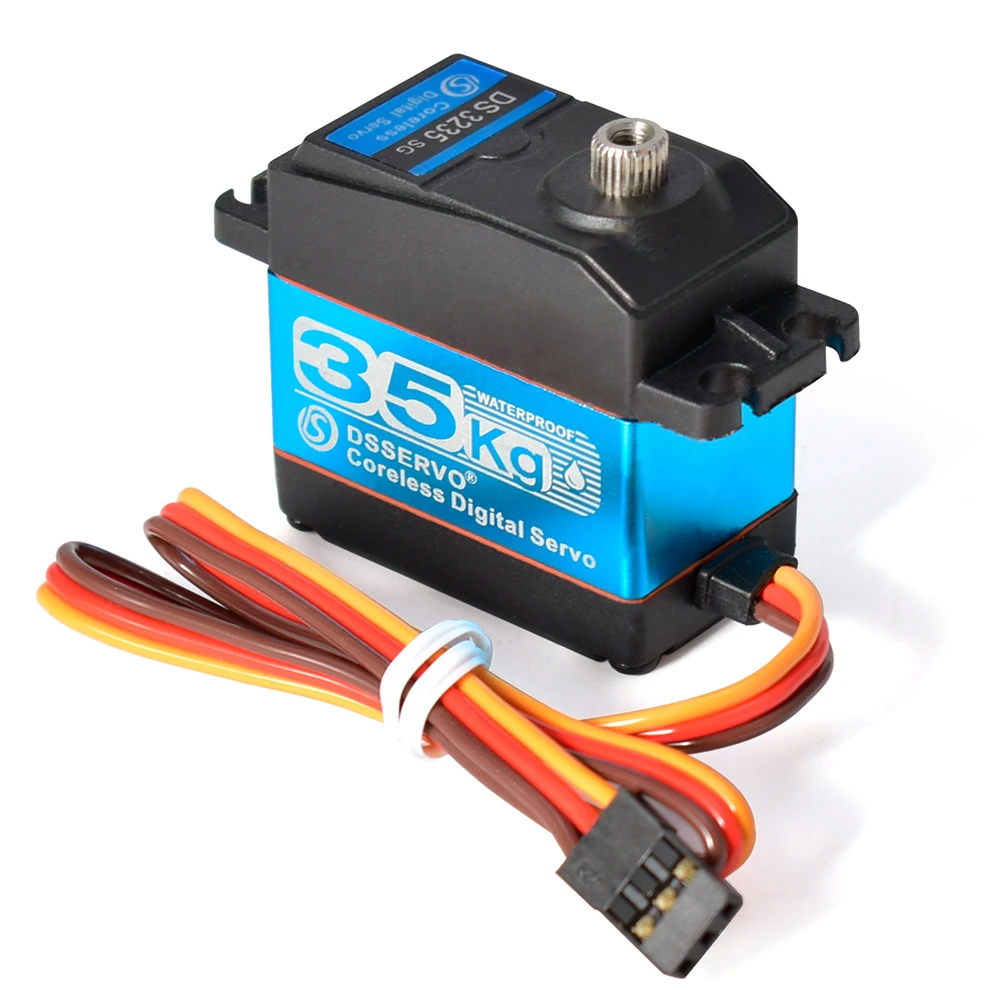 Dsservo Servo กันน้ำ DS3235 35กก.180/270องศาเกียร์โลหะดิจิตอล Servo Servo Baja W/แขนโลหะสำหรับ1/8 1/10 1/12 RC
