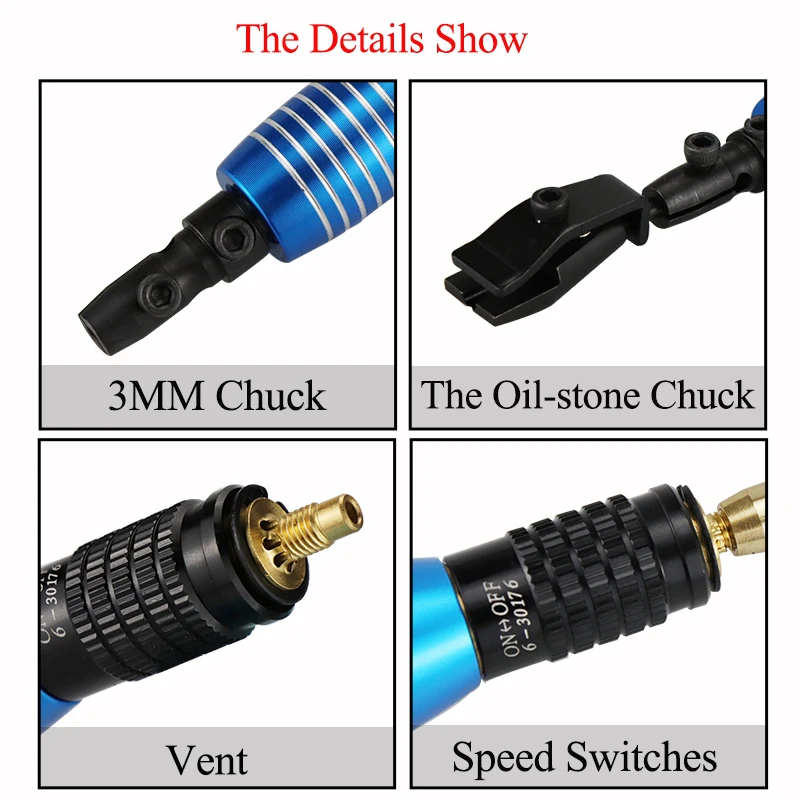 HIFESON 01K /05RFile Ultrasonic Pneumatic Reciprocating  Trimming Deburring File Polishing File Pneumatic Tools