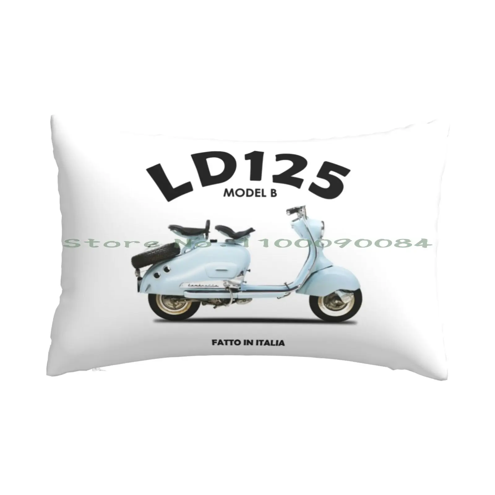 The Ld125 Vintage Scooter Pillow Case 20x30 50*75 Sofa Bedroom Snakeskin Scales Reptile Python Animal Skin Texture Skin Pattern