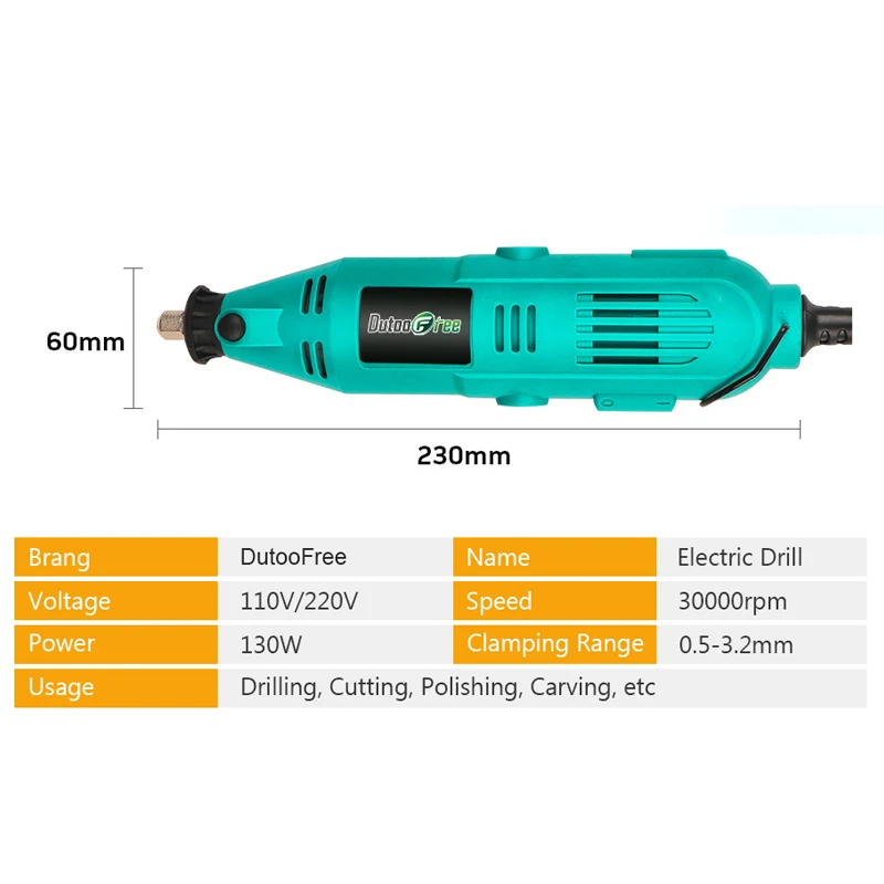 110V/220V ไฟฟ้าเครื่องเจาะขนาดเล็ก6ความเร็วแกะสลักปากกาเครื่องเจาะขนาดเล็กไขควงไฟฟ้าเครื่องขัดส้นเท้าชุดอุปกรณ์
