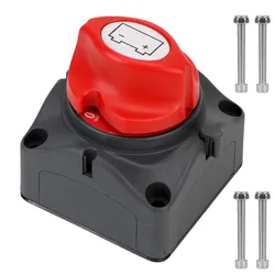 Car Accessories Disconnect Rotary Switch Cut Battery Selector Isolator For Car Auto RV Marine Boat 12V-60V 100A-300A