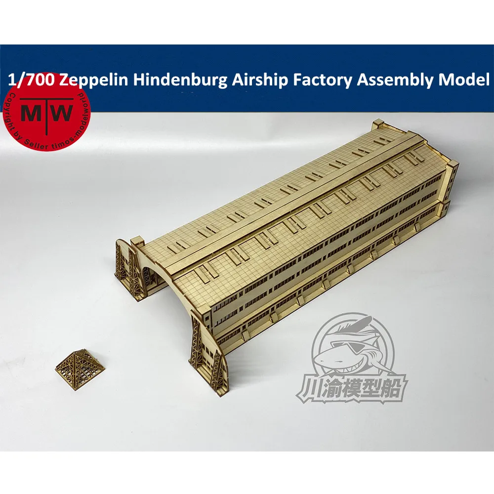 

1/700 Scale Zeppelin Hindenburg Airship Factory Shipyard Dockyard Diorama Assembly Model Kit CY728