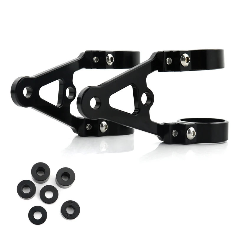 Fit For Triumph Classics Bonneville T120 T100 T120 Black Bobber Motorcycle Front Fork Tubes CNC Mount Headlight Brackets 41mm
