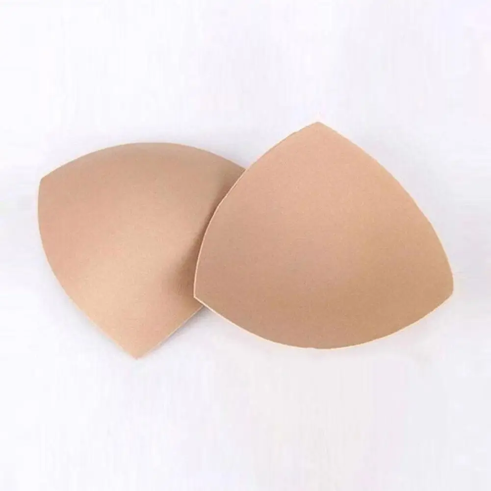 1คู่ฟองน้ำ Pads Push Up Breast Enhancer ยกทรงถอดได้ Padding Inserts ถ้วยสำหรับชุดว่ายน้ำบิกินี่ Padding Intimates