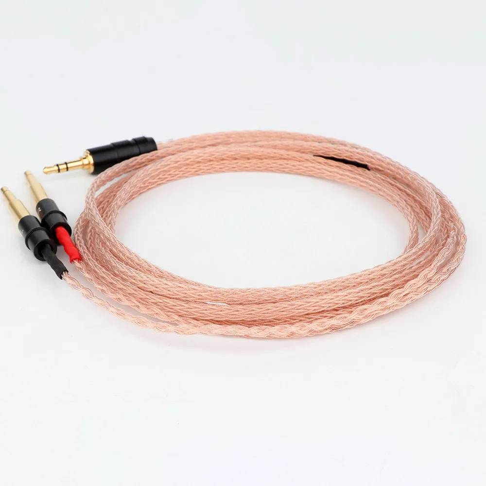 16 Coer 6N Single Crystal Copper Headphone Cable Upgrade Balanced XLR 2.5/4.4mm for Meze 99 Classic/99 Noir/99 Neo/109 Pro/Liric