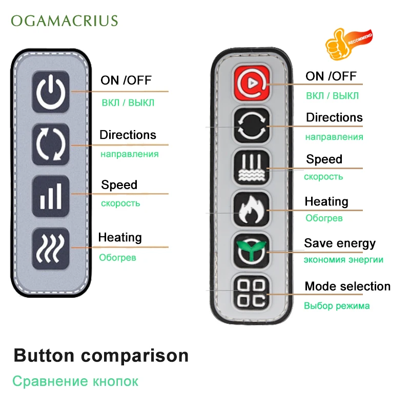 OGAMACRIUS 2 In 1 Massage Pillow Heat Shiatsu Device Electric Cervical Healthy Body Relaxation For Back Neck Massager