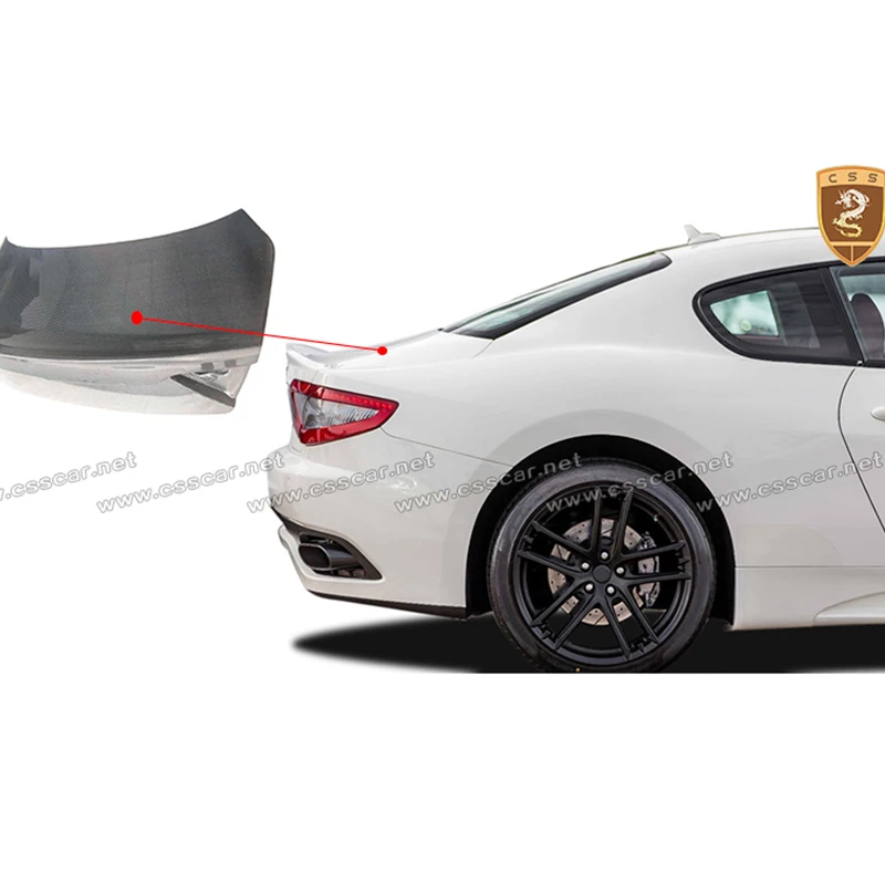 

Real Carbon fiber Car Rear trunk Cover for Maserati GT GTS GC Carbon Accessories Auto Modification OE Style