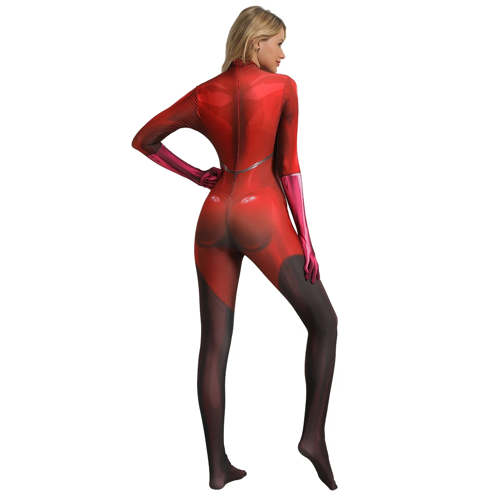 Disfraz de PERSONA 5 PANTHER, traje Zentai impreso en 3D, Catsuit para Halloween