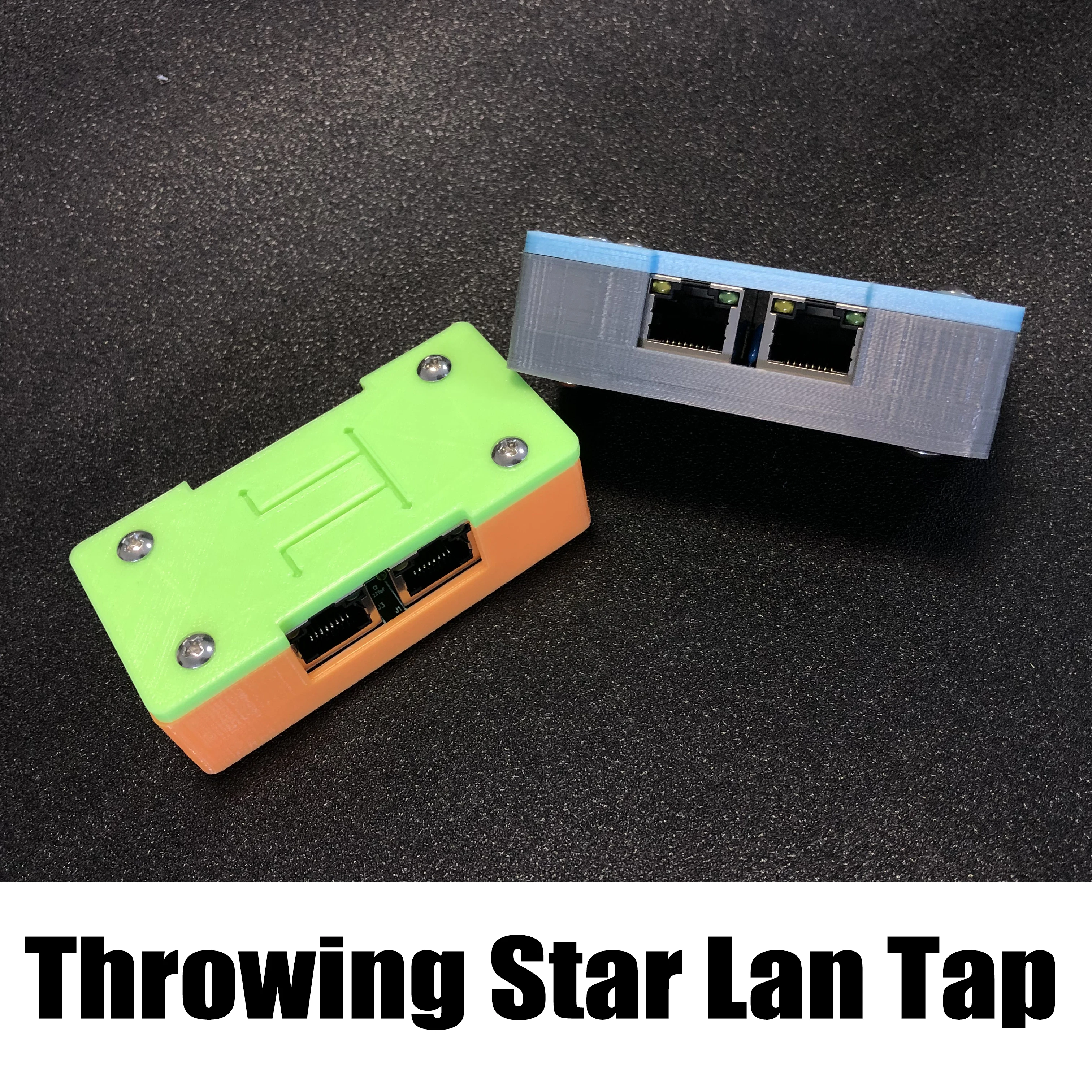 Box Passive Ethernet tap Throwing Star LAN Tap Network Packet Capture Replica Monitoring Ethernet Communication Rj45 Connector