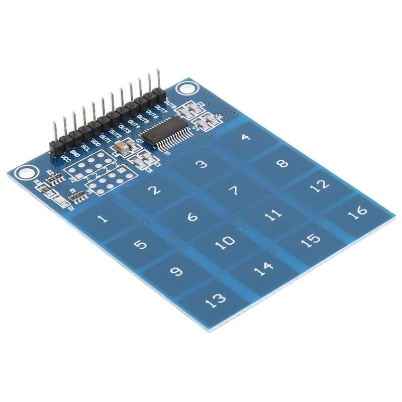 16 schlüssel Weg Kanal TTP229 Kapazitive Touch Schalter Digitale Sensor IC Modul Platte Board Für Arduino Low Power Anzeige 2,4 V 5,5 V